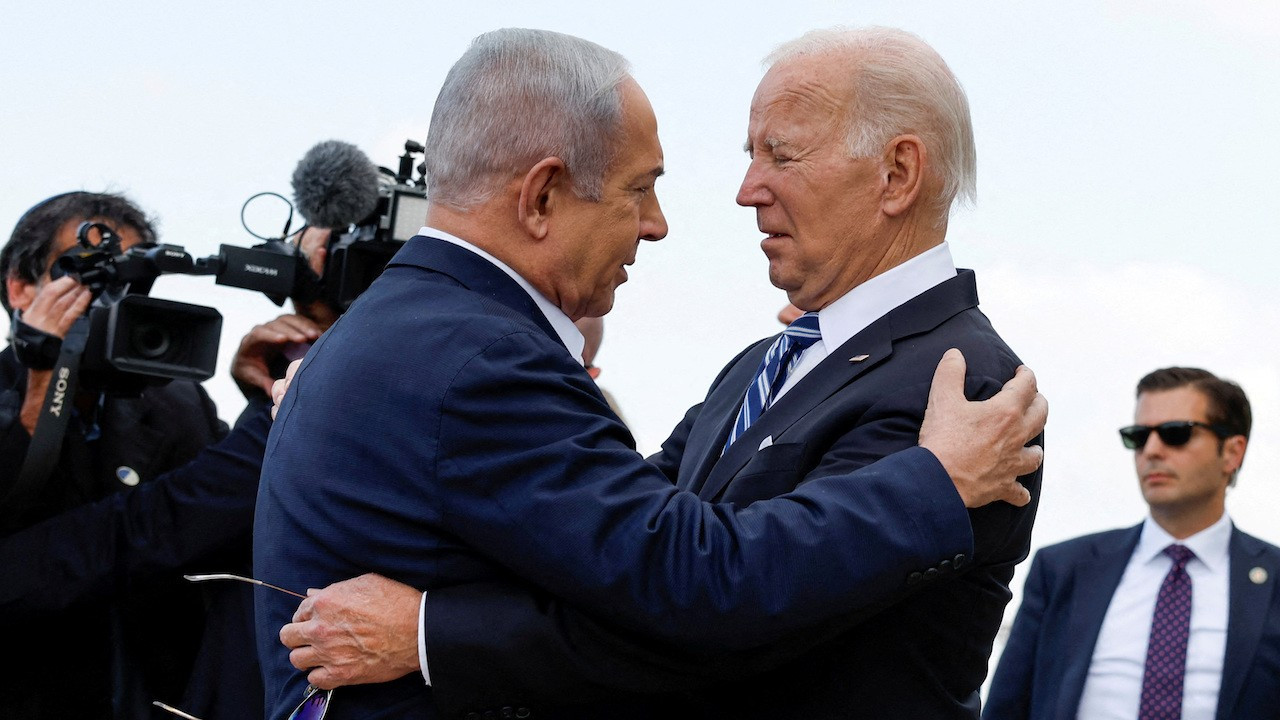 ABD Lideri Biden, Netanyahu ile bir ortaya geldi: 'ABD, İsrail'in yanındadır'