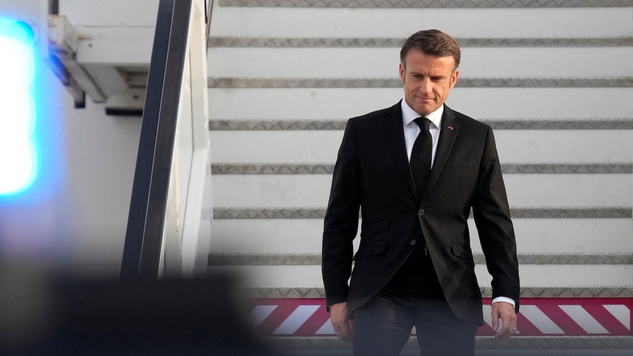 Fransa Cumhurbaşkanı Macron, İsrail'de