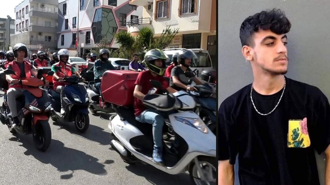Mersin'de 20 yaşındaki motokuryenin mevti protesto edildi: Kamu spotu yayınlansın